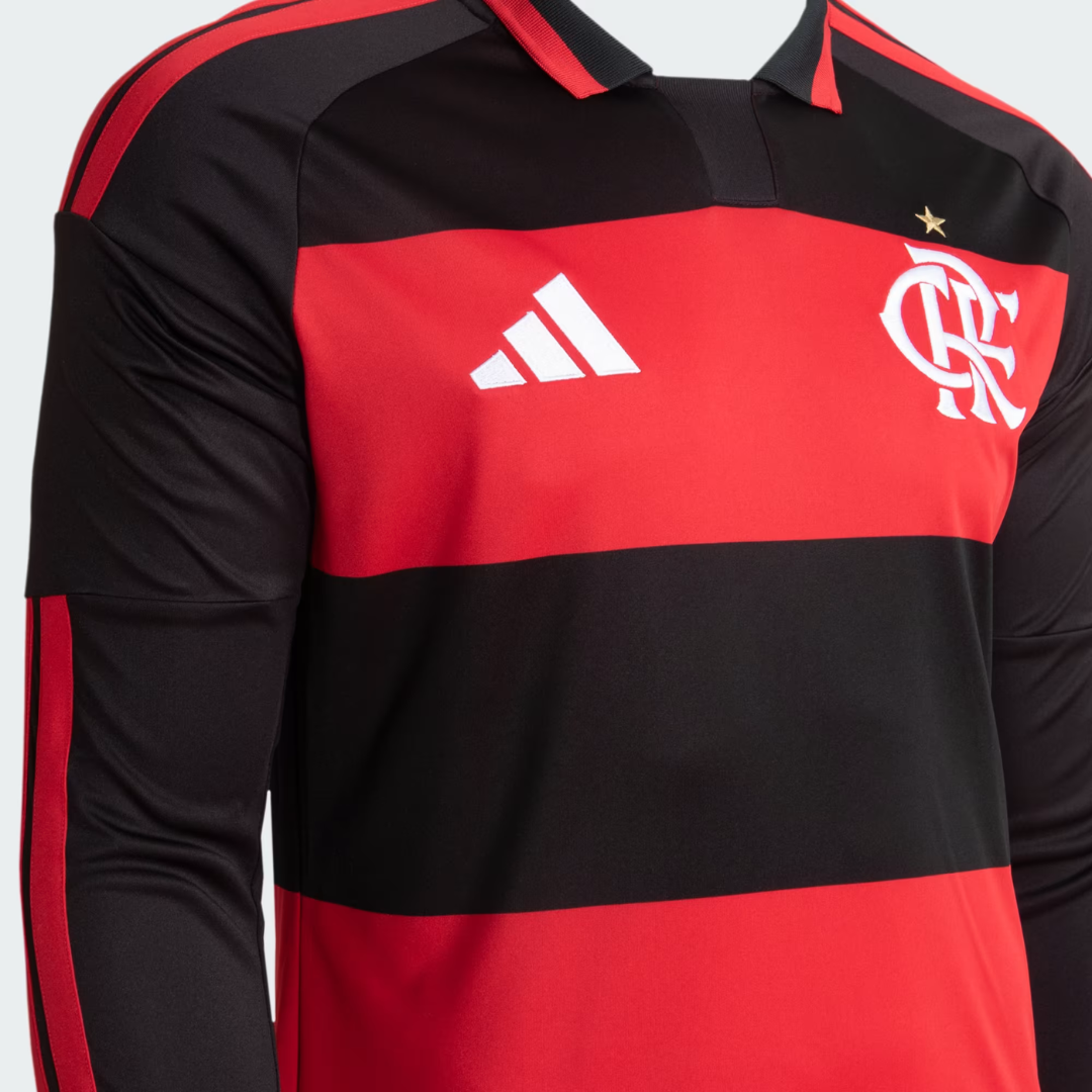 Camisa Flamengo I 2026/2027 - Torcedor Manga Longa Masculina