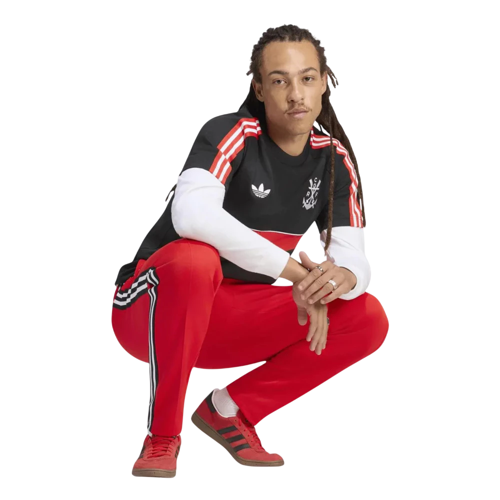 Camisa Flamengo Originals 2 Trefoil 2026/2027 - Torcedor Masculina Preta [PRÉ-VENDA]
