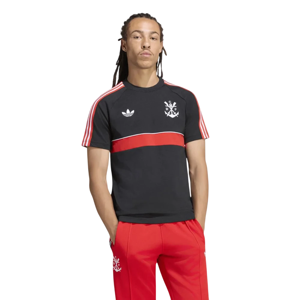 Camisa Flamengo Originals 2 Trefoil 2026/2027 - Torcedor Masculina Preta [PRÉ-VENDA]