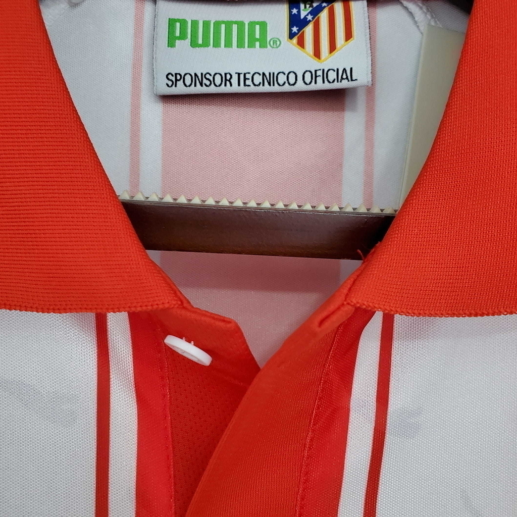 Camisa Atlético Madrid 1994/1995 - Retrô Puma - Branca e Vermelha