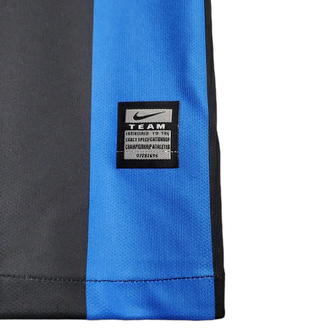 Camisa Inter de Milão I 2009/2010 - Retrô Nike - Azul e preta