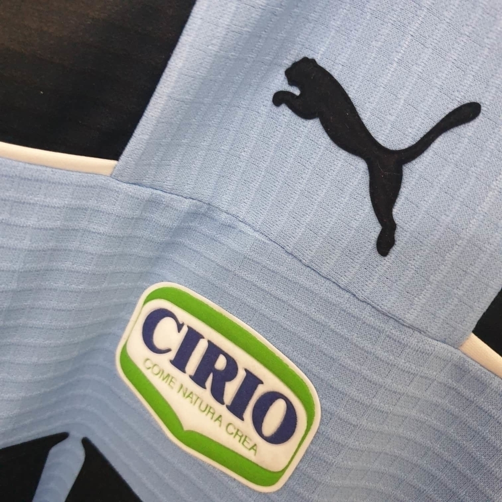 Camisa Lazio I 1999/2000 - Retrô Puma - Azul e preta