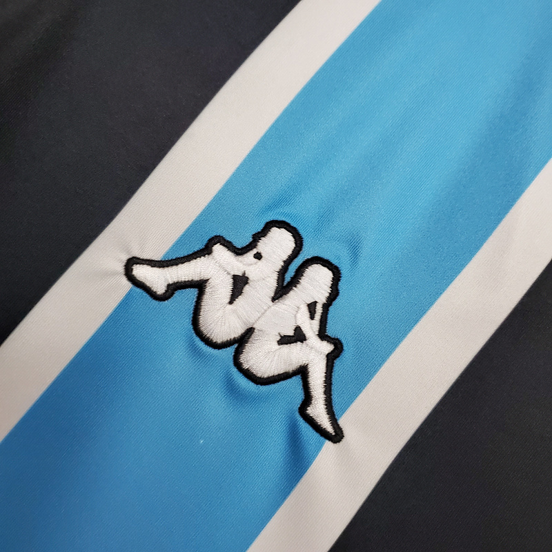 Camisa Grêmio I 2000 - Retrô Kappa - Azul e preta