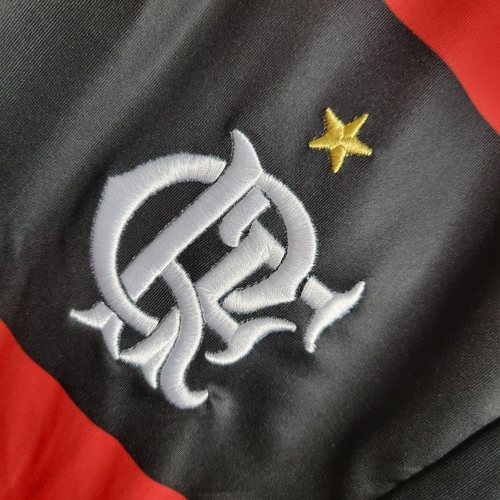 Camisa Flamengo 2017/2018 - Retrô Adidas - Preto e Vermelho