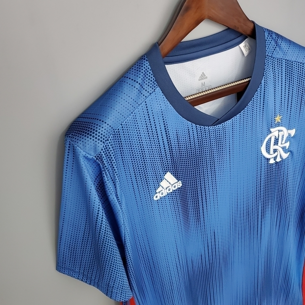 Camisa Flamengo III 2018/2019 - Retrô Adidas - Azul