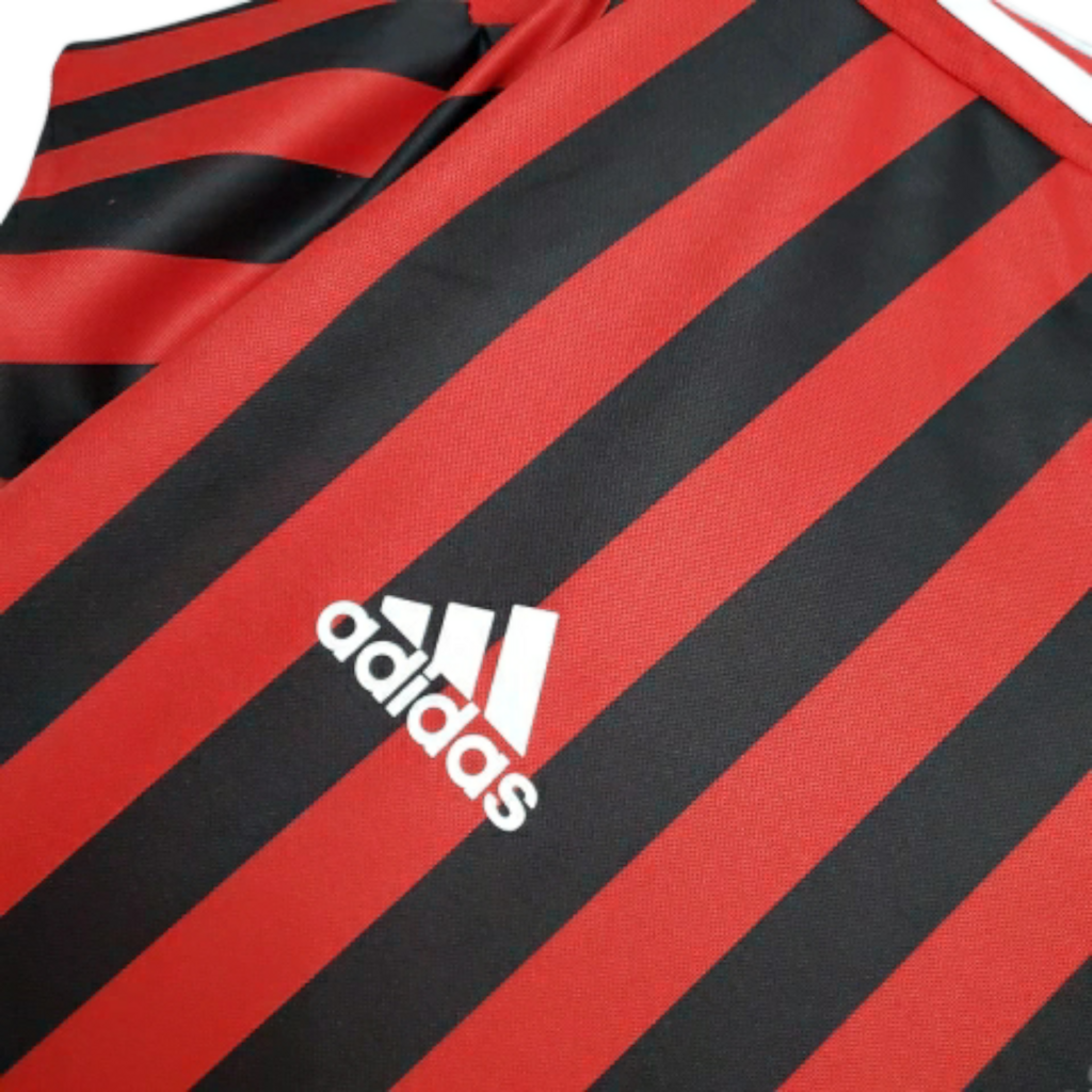 Camisa Milan 2011/2012 - Retrô Adidas - Vermelha e Preta