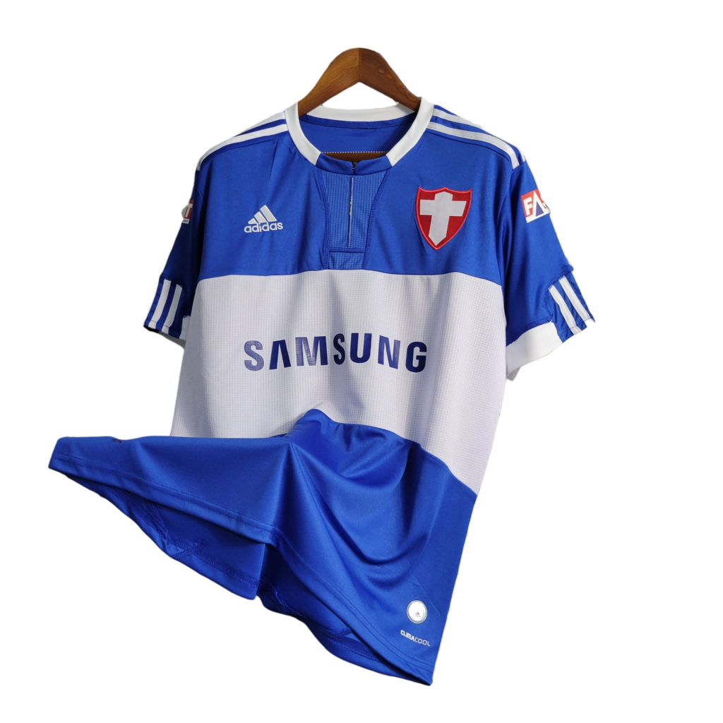 Camisa Palmeiras III 2019 - Retrô Adidas - Azul com detalhes brancos