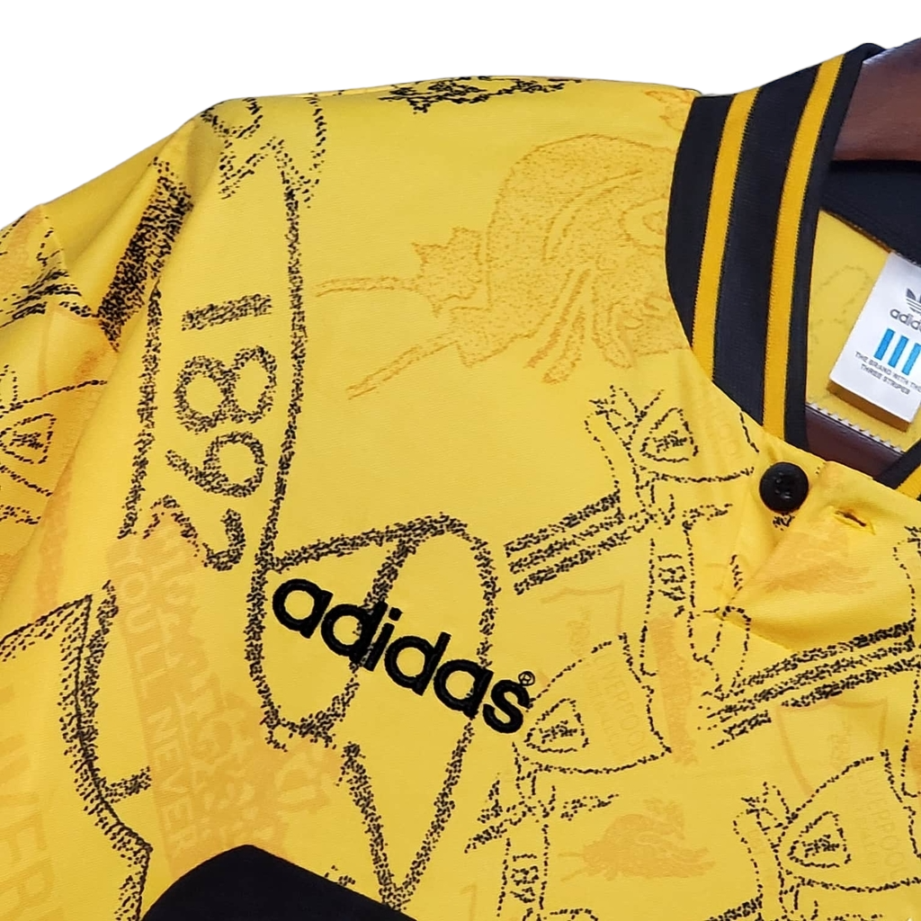 Camisa Liverpool 1994/1996 - Retrô Adidas - Amarela