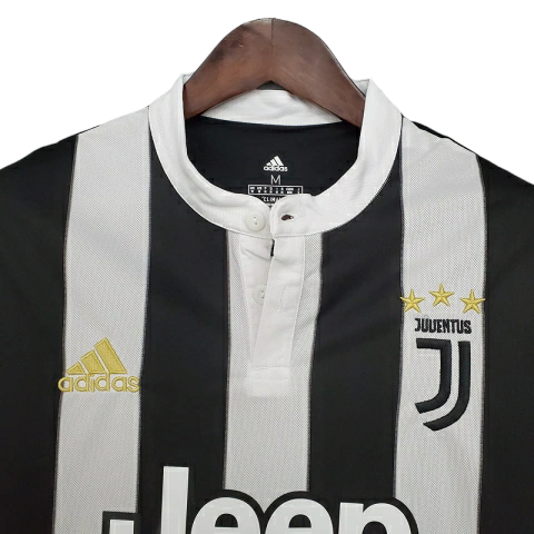 Camisa Juventus 2017/2018 - Retrô Adidas - Preta e Branca