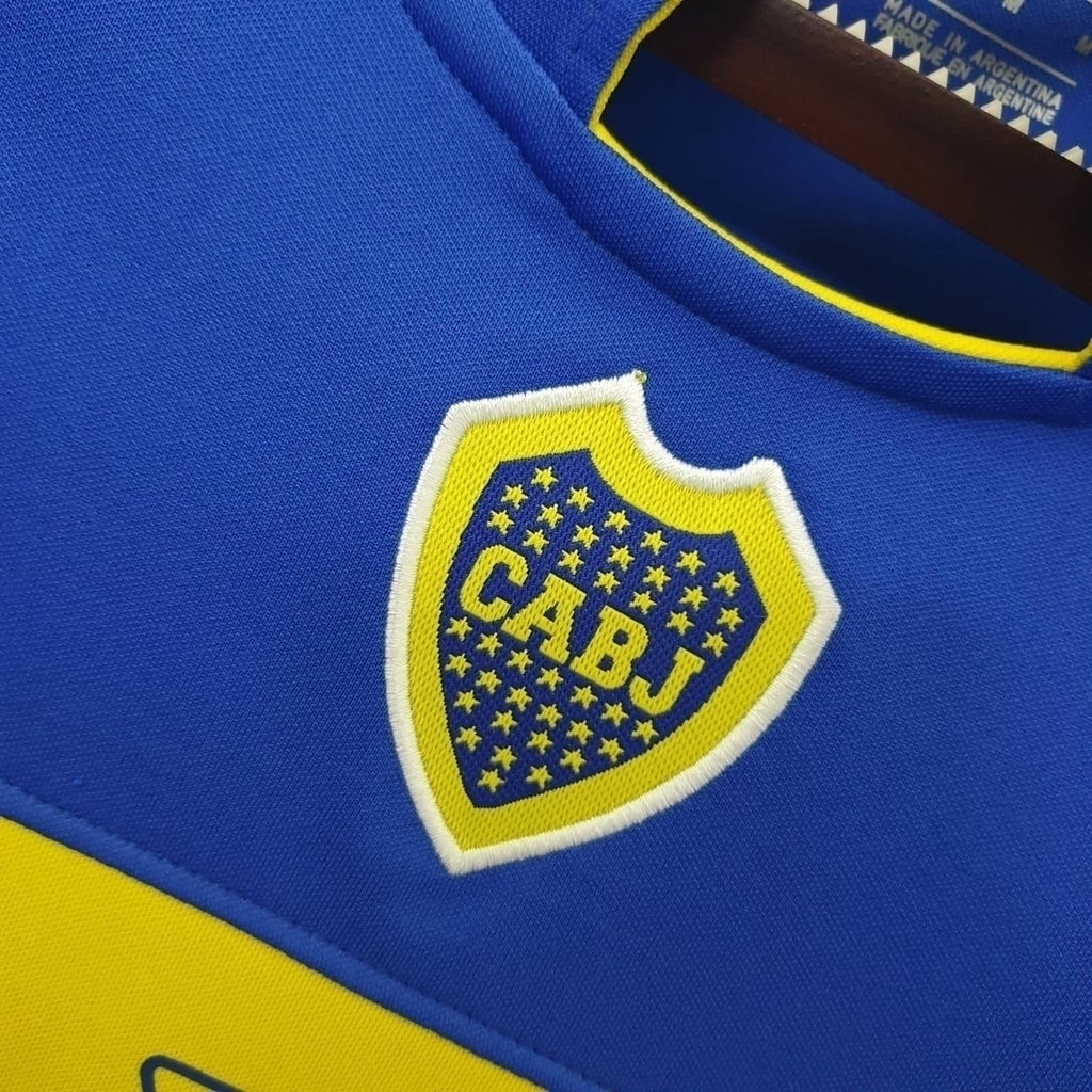 Camisa Boca Juniors 2005 - Retrô Nike - Azul e Amarela