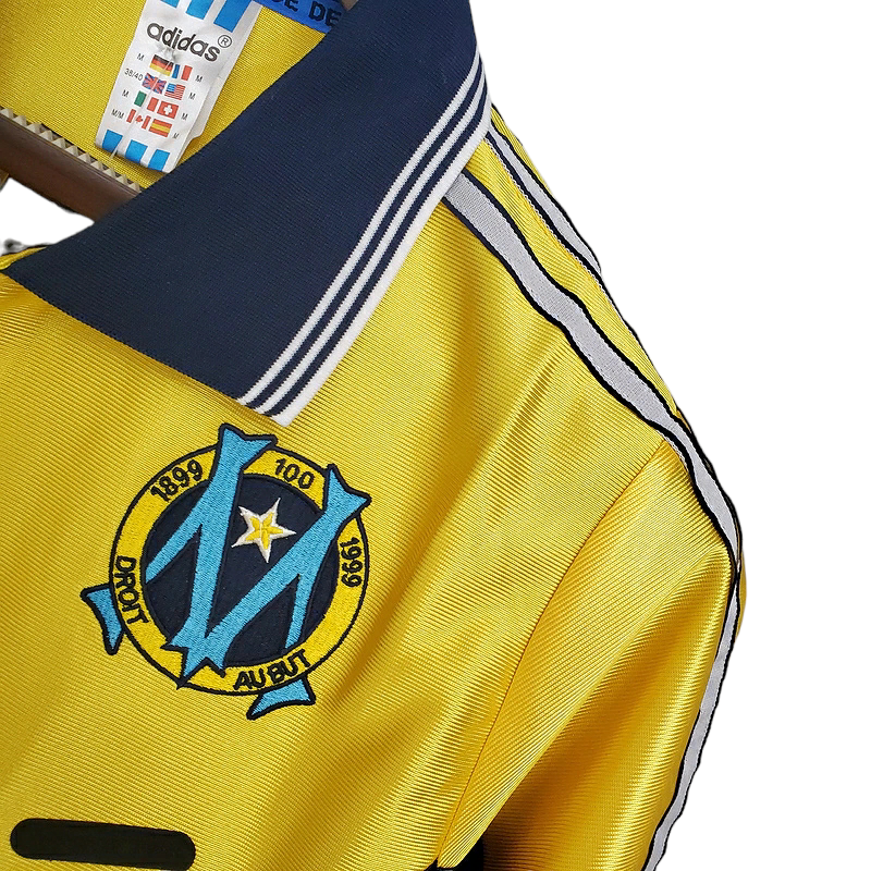 Camisa Marseille 1998/1999 - Retrô Adidas - Amarela