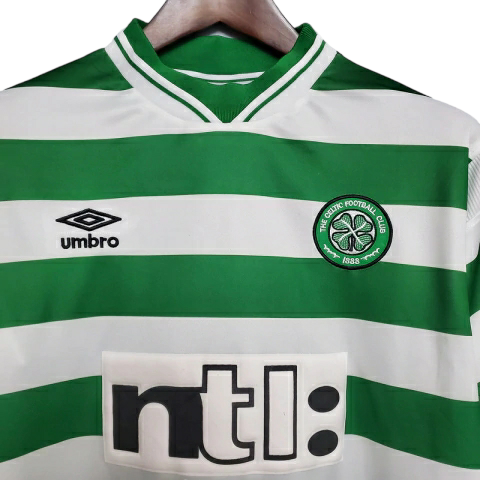 Camisa Celtic 1999/2000 - Retrô Umbro - Verde e Branca