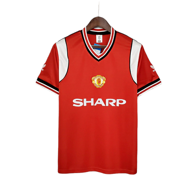 Camisa Manchester United 1985/1986 - Retrô Adidas - Vermelha
