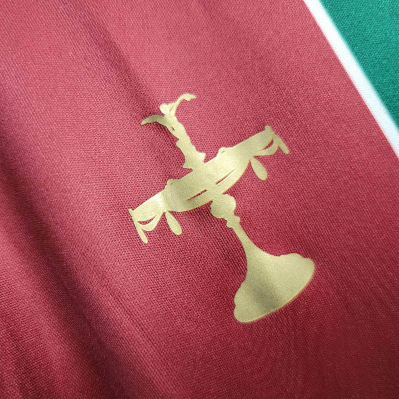 Camisa Fluminense I 2010 - Retrô Adidas - Vermelha com detalhes em branco