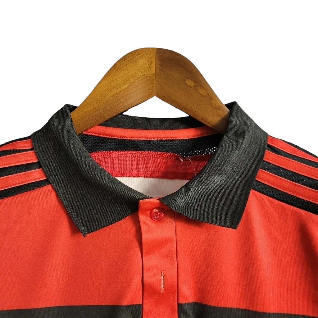Camisa Flamengo 2017/2018 - Retrô Adidas - Preto e Vermelho