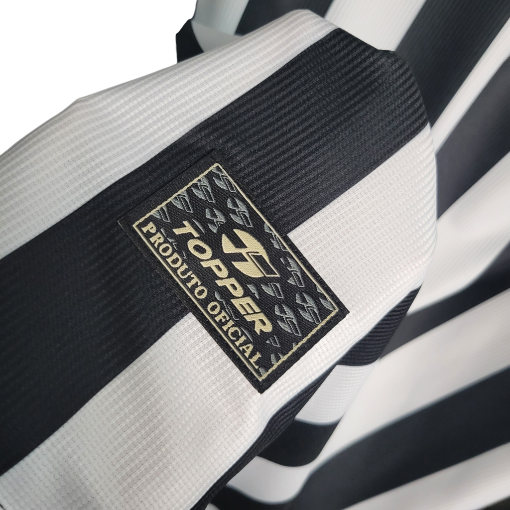 Camisa Botafogo l 1999/2000 - Retrô Topper - Preta e Branca