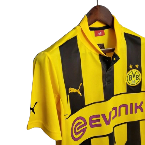 Camisa Borussia Dortmund 2012/2013 - Retrô Puma - Amarela e preta