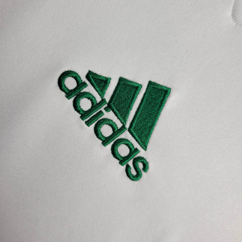 Camisa Fluminense II 2009/2010 - Retrô Adidas - Branca com detalhes em verde e grená