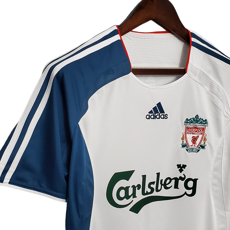 Camisa Liverpool 2006/2007 - Retrô Adidas - Branca
