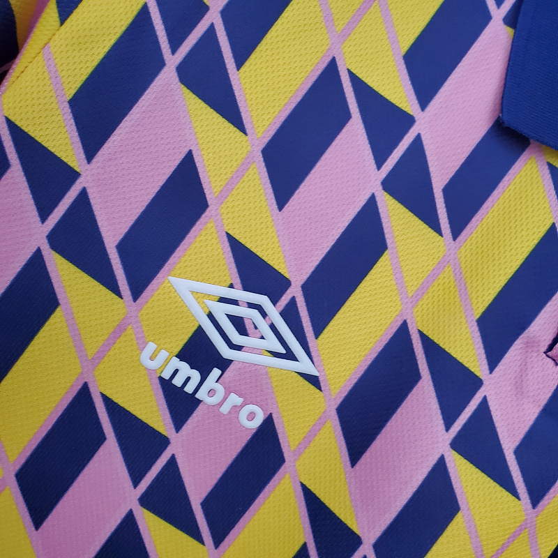 Camisa Seleção da Escócia 1988/1989 - Retrô Umbro - Amarela