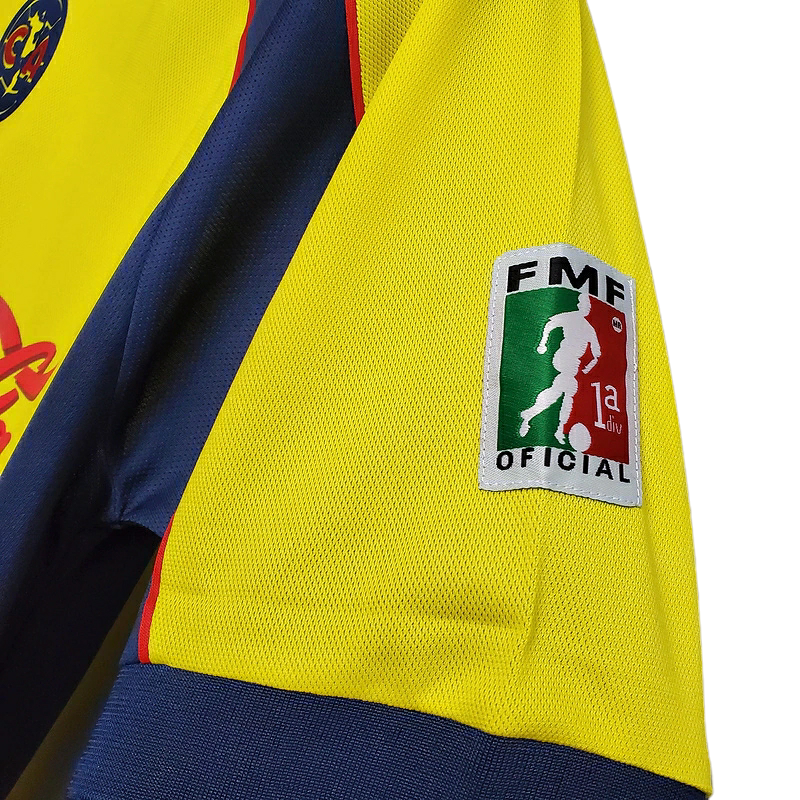 Camisa América-MEX I 2001/2002 - Retrô Nike - Amarela