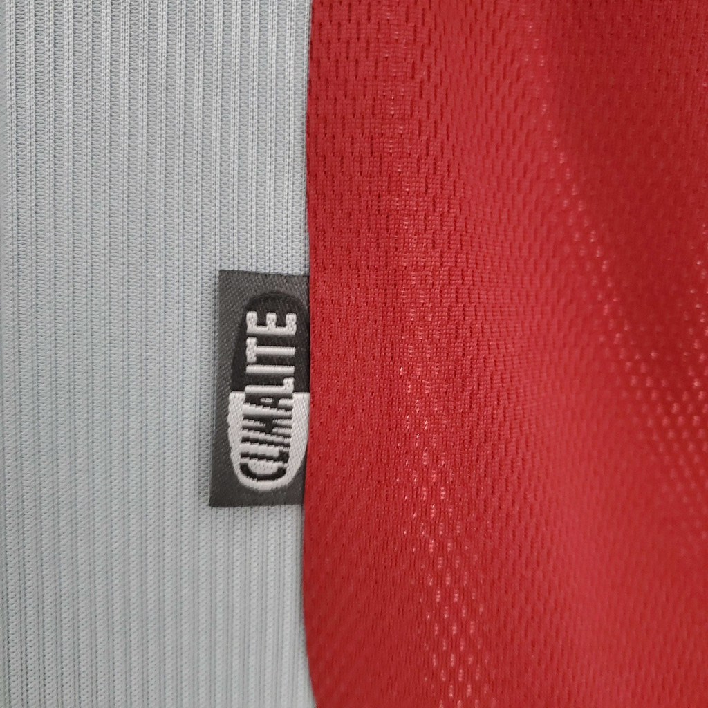 Camisa Bayern Munich 1998/1999 - Retrô Adidas - Vermelha e cinza