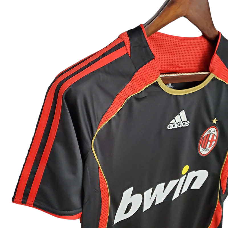 Camisa AC Milan II 2006 - Retrô Adidas - Preta