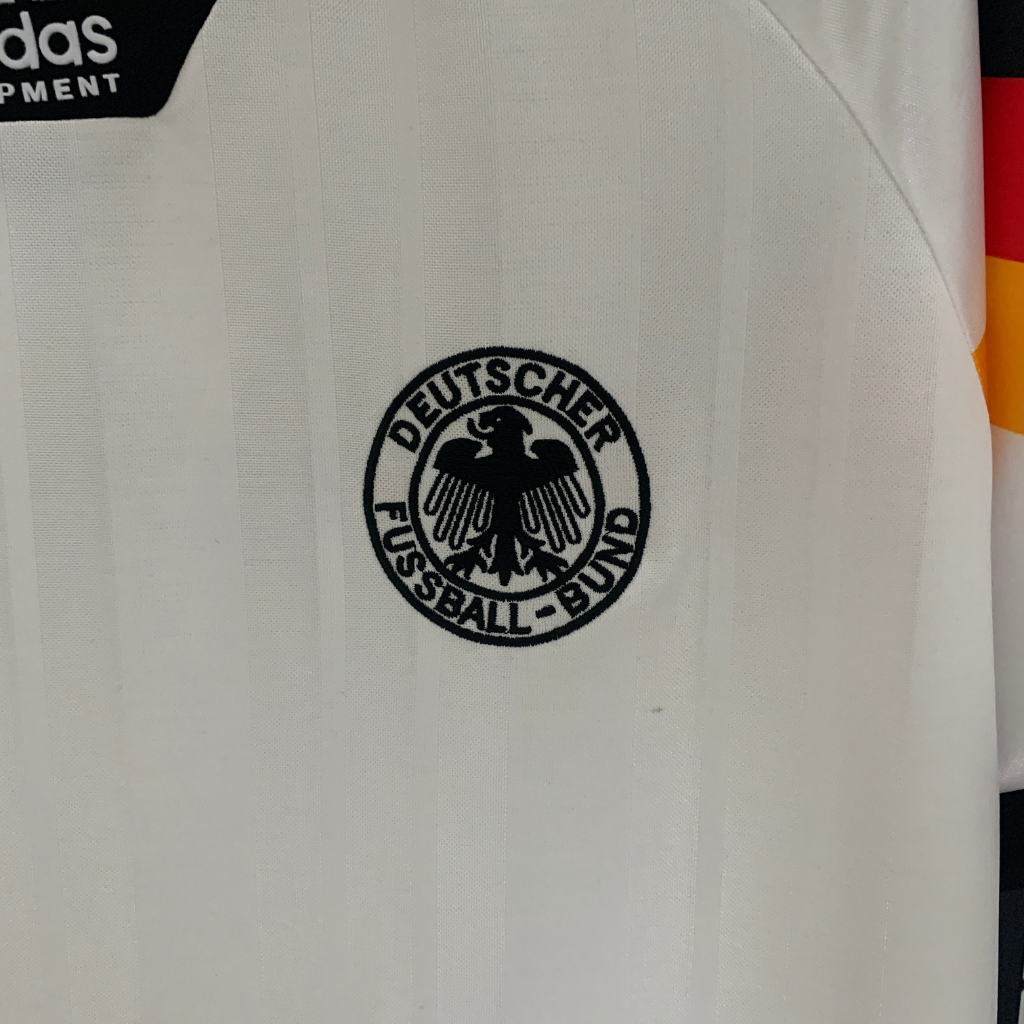 Camisa Seleção da Alemanha I 1992 - Retrô Adidas - Branca