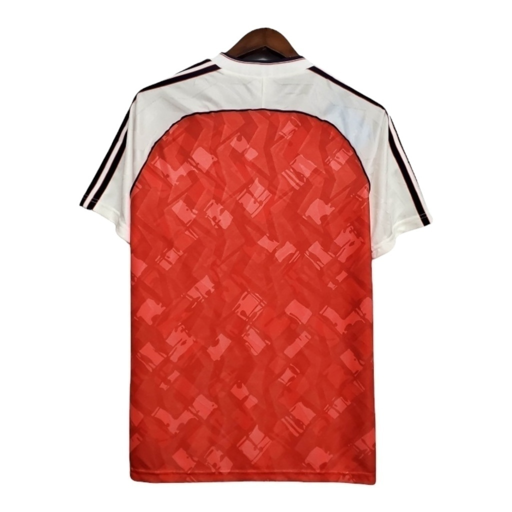 Camisa Arsenal I 1990/1992 - Retrô Adidas - Vermelha e branca