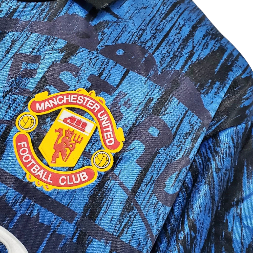 Camisa Manchester United 1992/1993 - Retrô Umbro - Azul