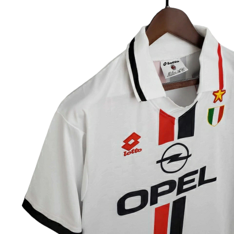 Camisa AC Milan II 1995/1997 - Retrô Lotto - Branca