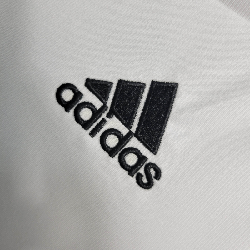 Camisa AC Milan II 2007/2008 - Retrô Adidas - Branca com detalhes em vermelho e preto