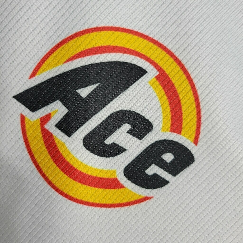Camisa Vasco da Gama II Retrô 2000 - Retrô Kappa - Branca com a faixa em preto e detalhes em amarelo e vermelho