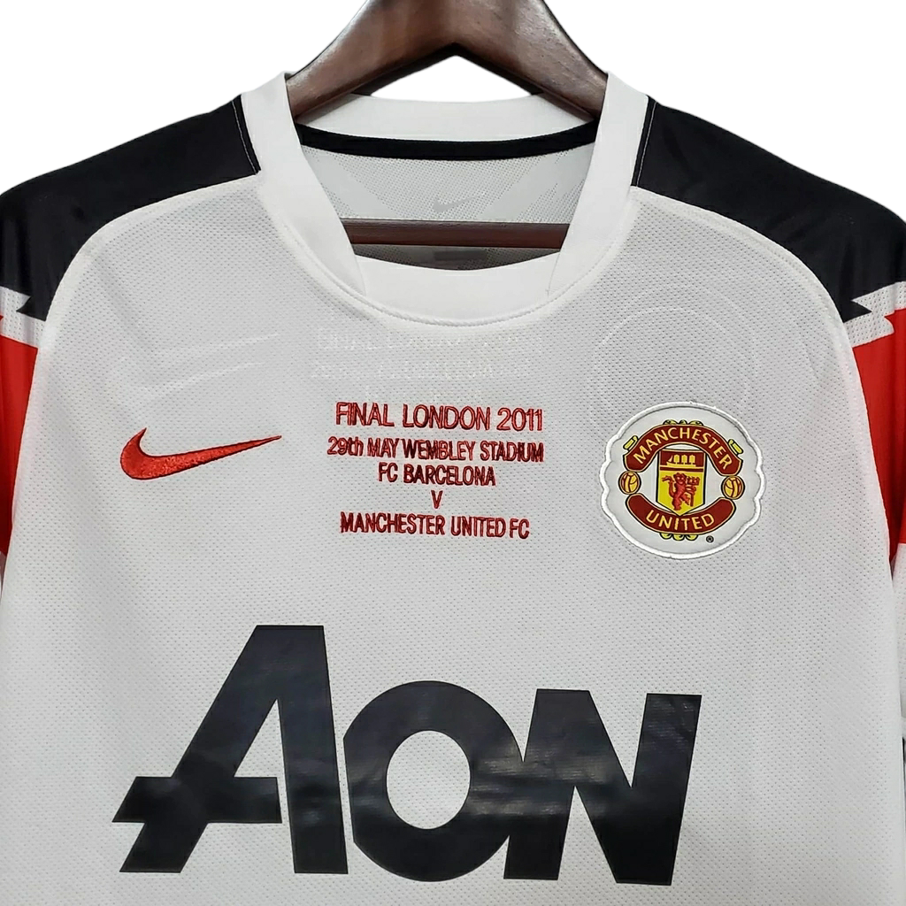 Camisa Manchester United 2010/2011 - Retrô Nike - Branca