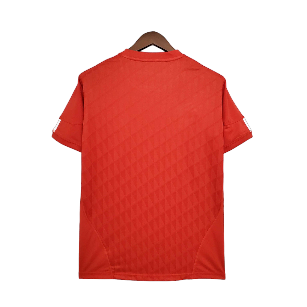 Camisa Liverpool I 2010/2011 - Retrô Adidas - Vermelha com detalhes em branco