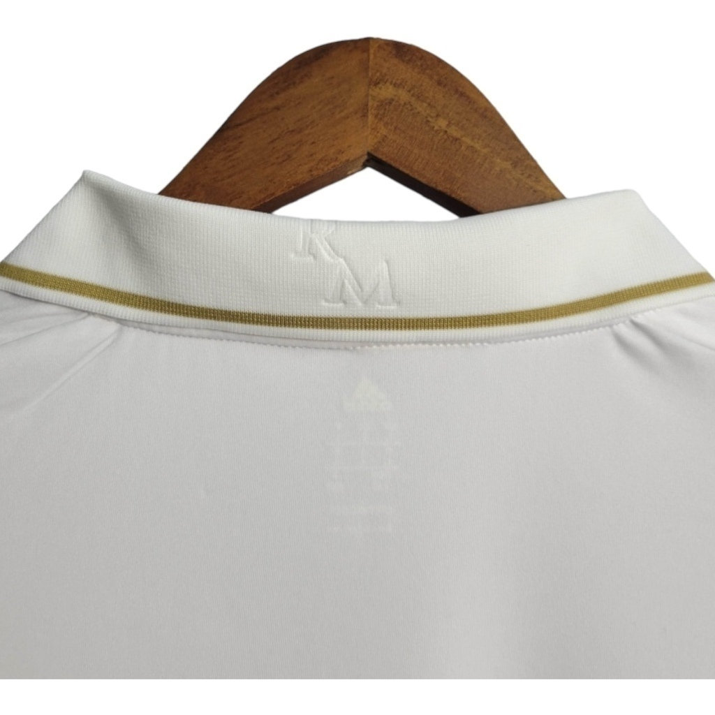 Camisa Real Madrid I 2011/2012 - Retrô Adidas - Branca com detalhes em dourado
