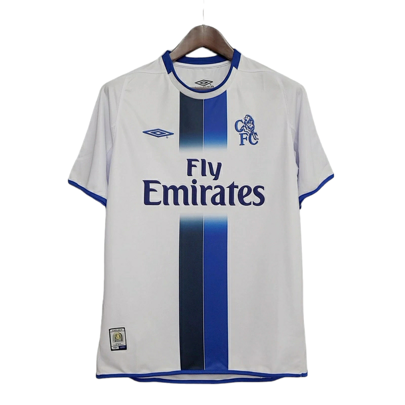 Camisa Chelsea 2003/2005- Retrô Umbro - Azul e Branca