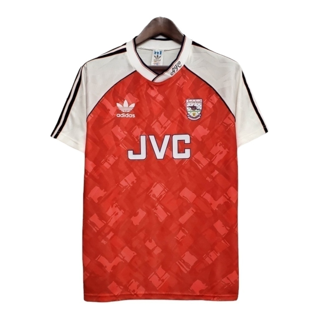 Camisa Arsenal I 1990/1992 - Retrô Adidas - Vermelha e branca