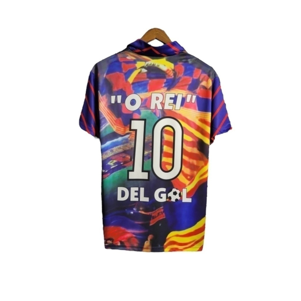 Camisa Barcelona Romário 1993/1994 - Retrô - Multicolorida