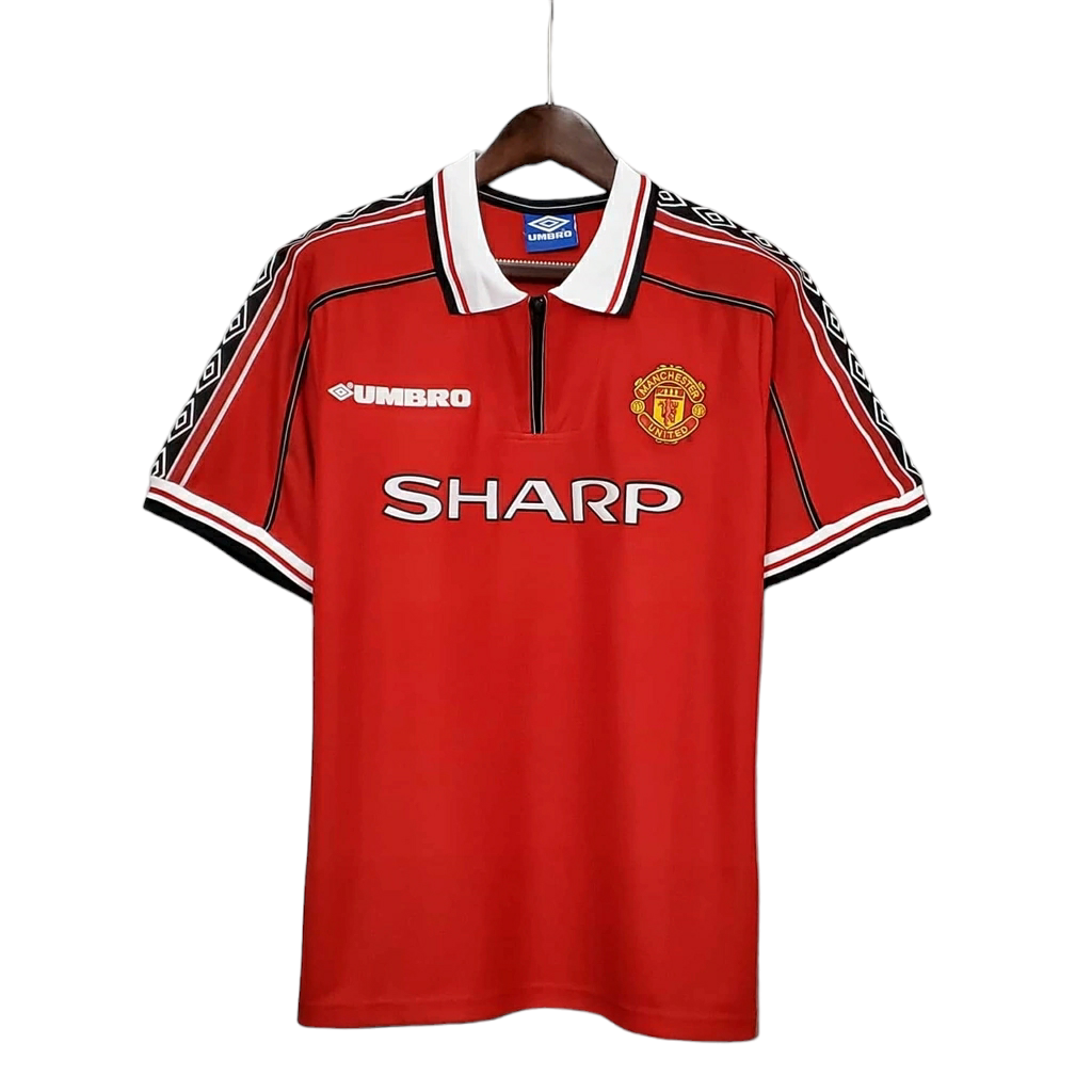 Camisa Manchester United 1998/1999 - Retrô Umbro - Vermelha