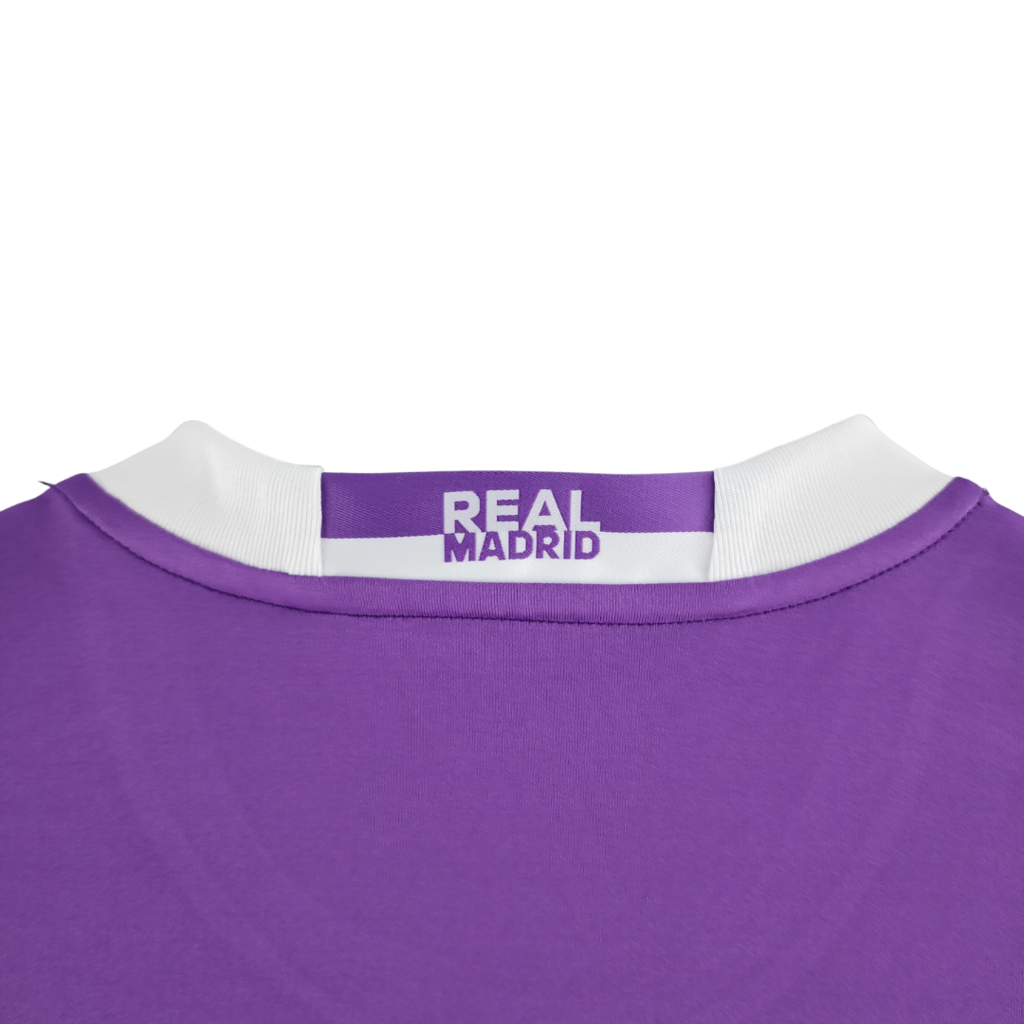 Camisa Real Madrid II 2016/2017 - Retrô Adidas - Roxa com detalhes em branco