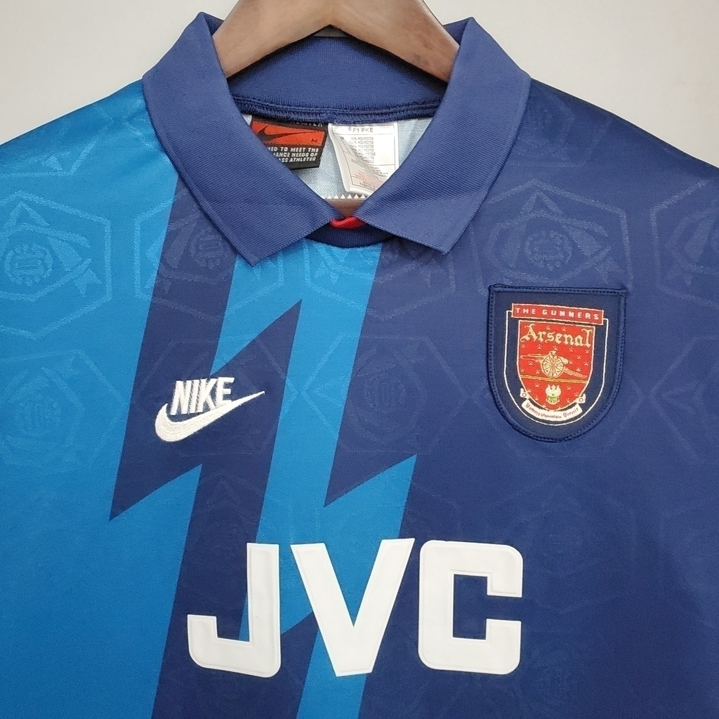Camisa Arsenal II 1995/1996 - Retrô Nike - Azul Marinho
