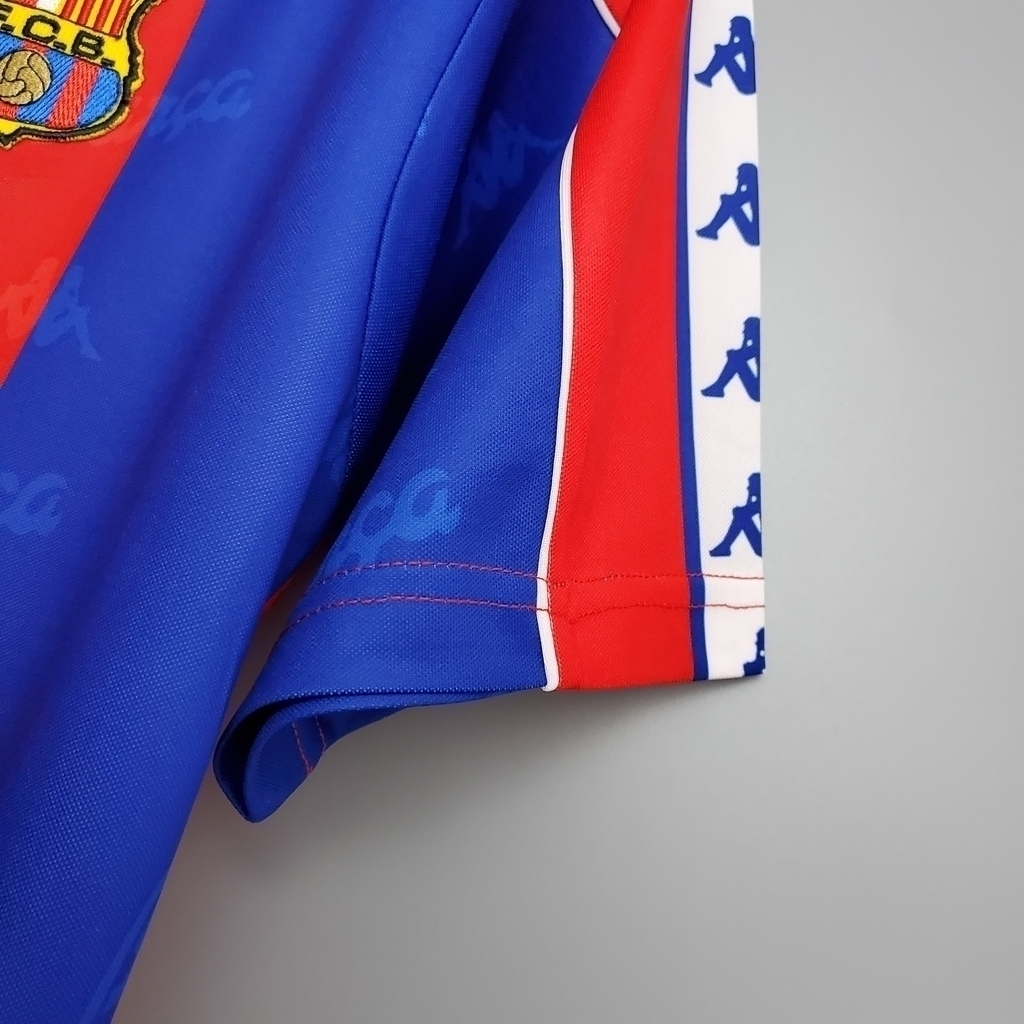 Camisa Barcelona I 1992/1995 - Retrô Kappa - Vermelha