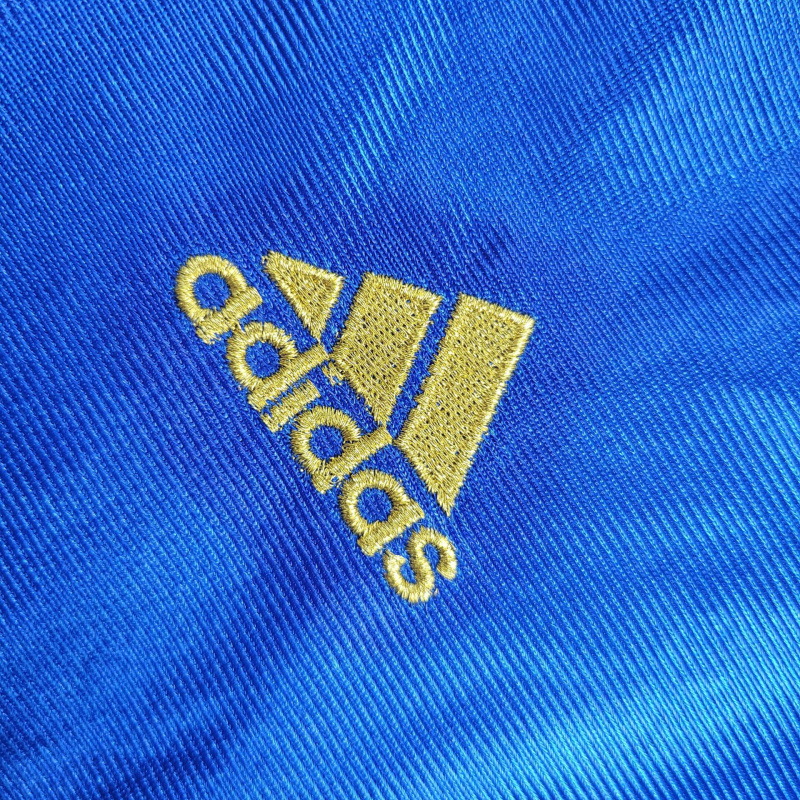 Camisa Newcastle II 1998/1999 - Retrô Adidas - Azul com detalhes em dourado