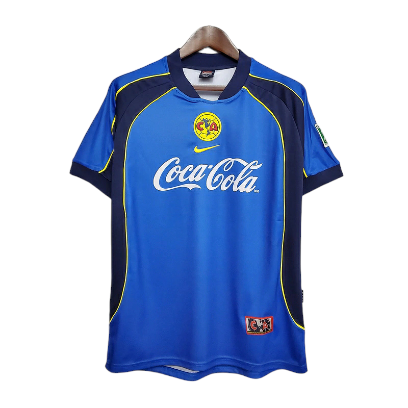 Camisa América-MEX II 2001/2002 - Retrô Nike - Azul
