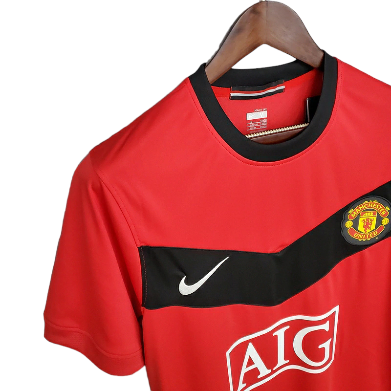 Camisa Manchester United 2009/2010 - Retrô Nike - Vermelha