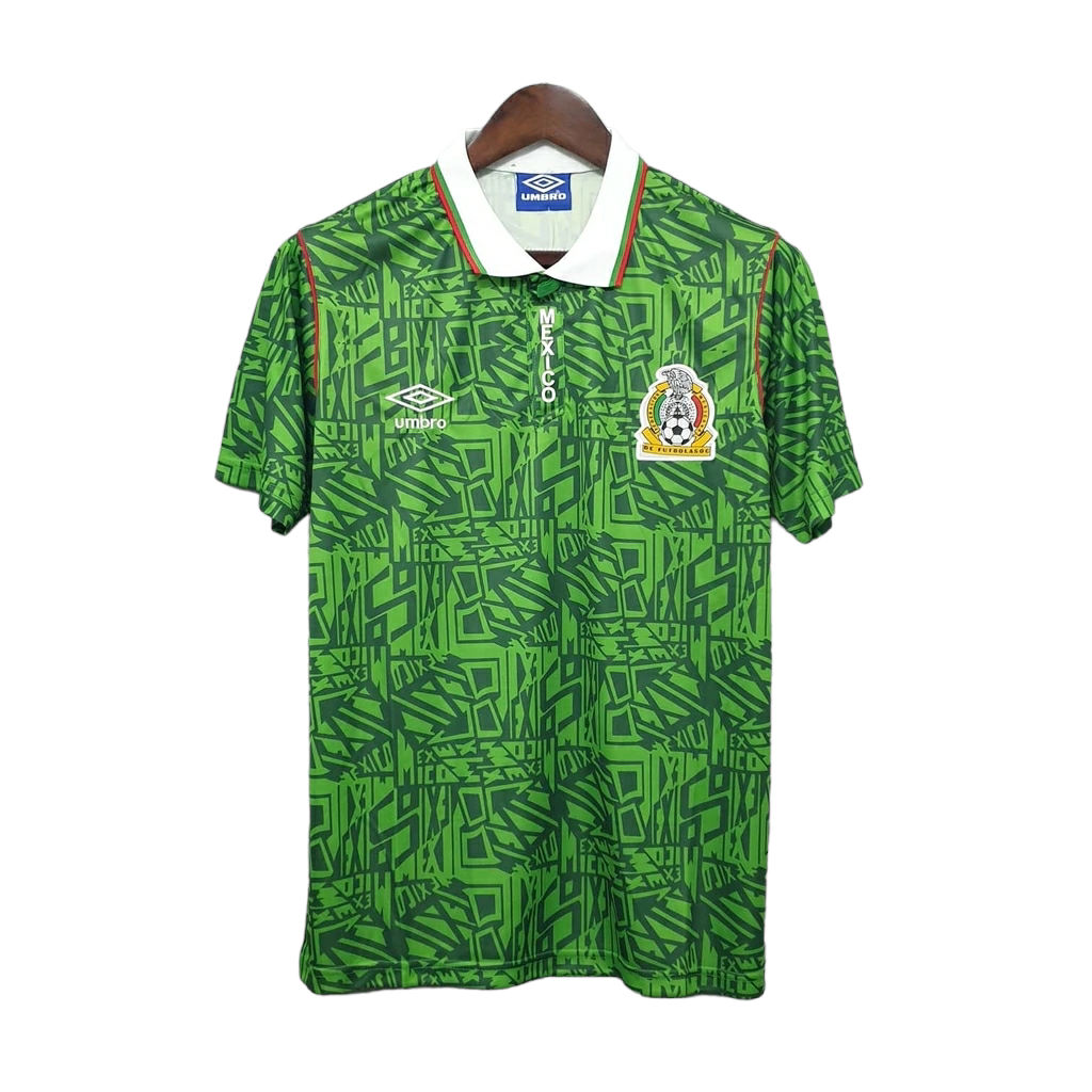 Camisa Seleção do México 1994 - Retrô Umbro - Verde
