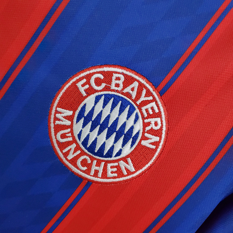 Camisa Bayern Munich 1995/1997 - Retrô Adidas - Azul e vermelha