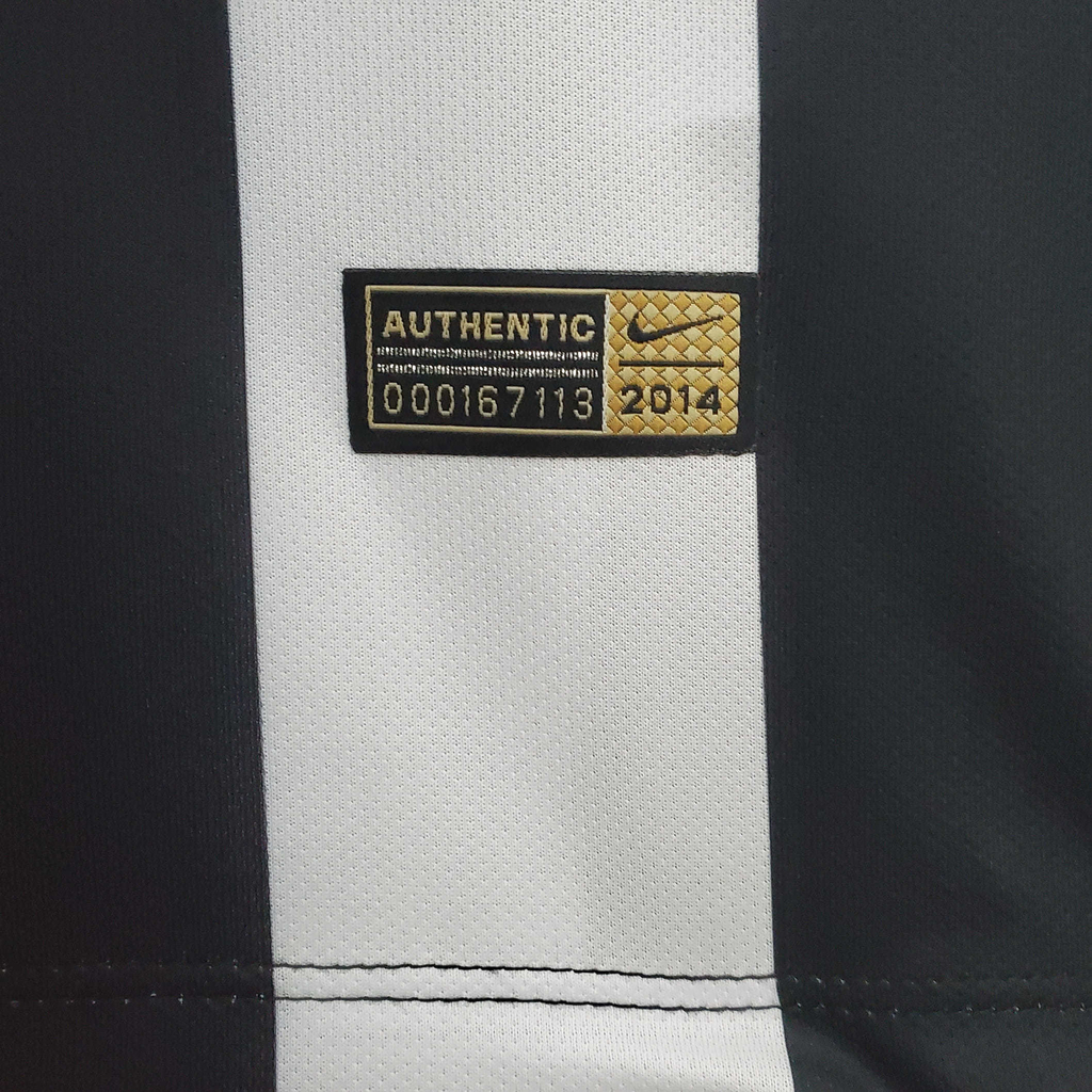 Camisa Juventus I 2014/2015 - Retrô Nike - Preta e branca