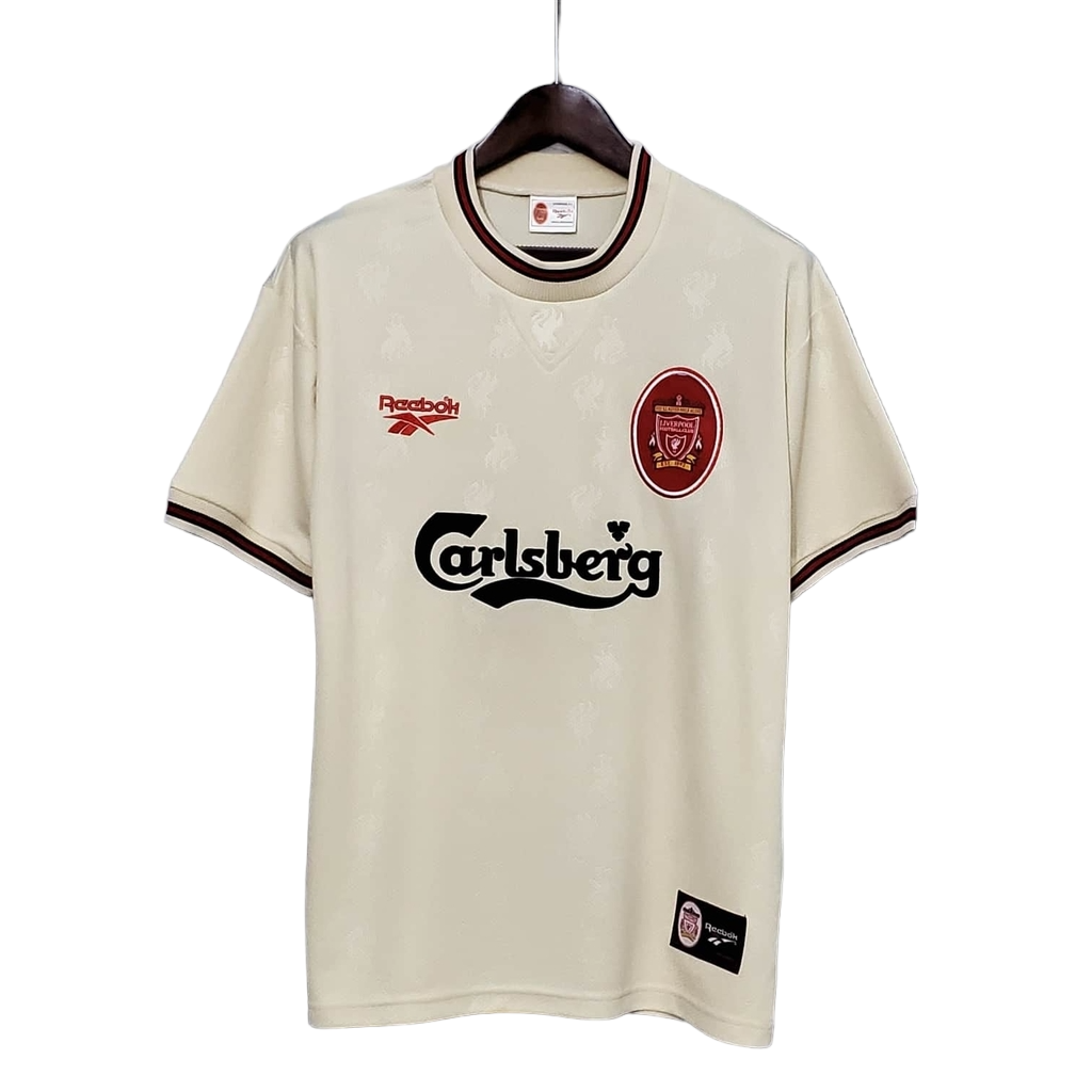 Camisa Liverpool 1996/1997 - Retrô Reebok - Branca